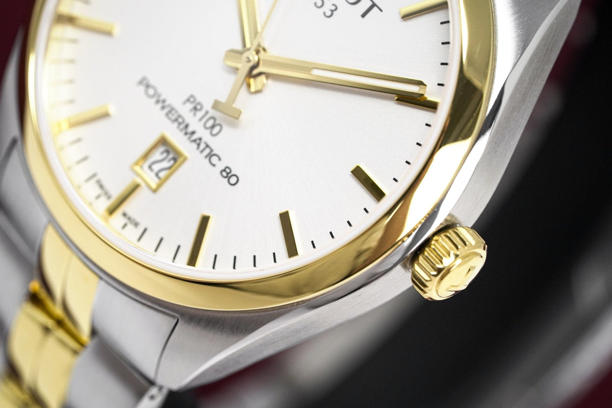 Tissot Men's PR 100 Powermatic 80 Date Automatic Watch T1014072203100 - Watches & Crystals