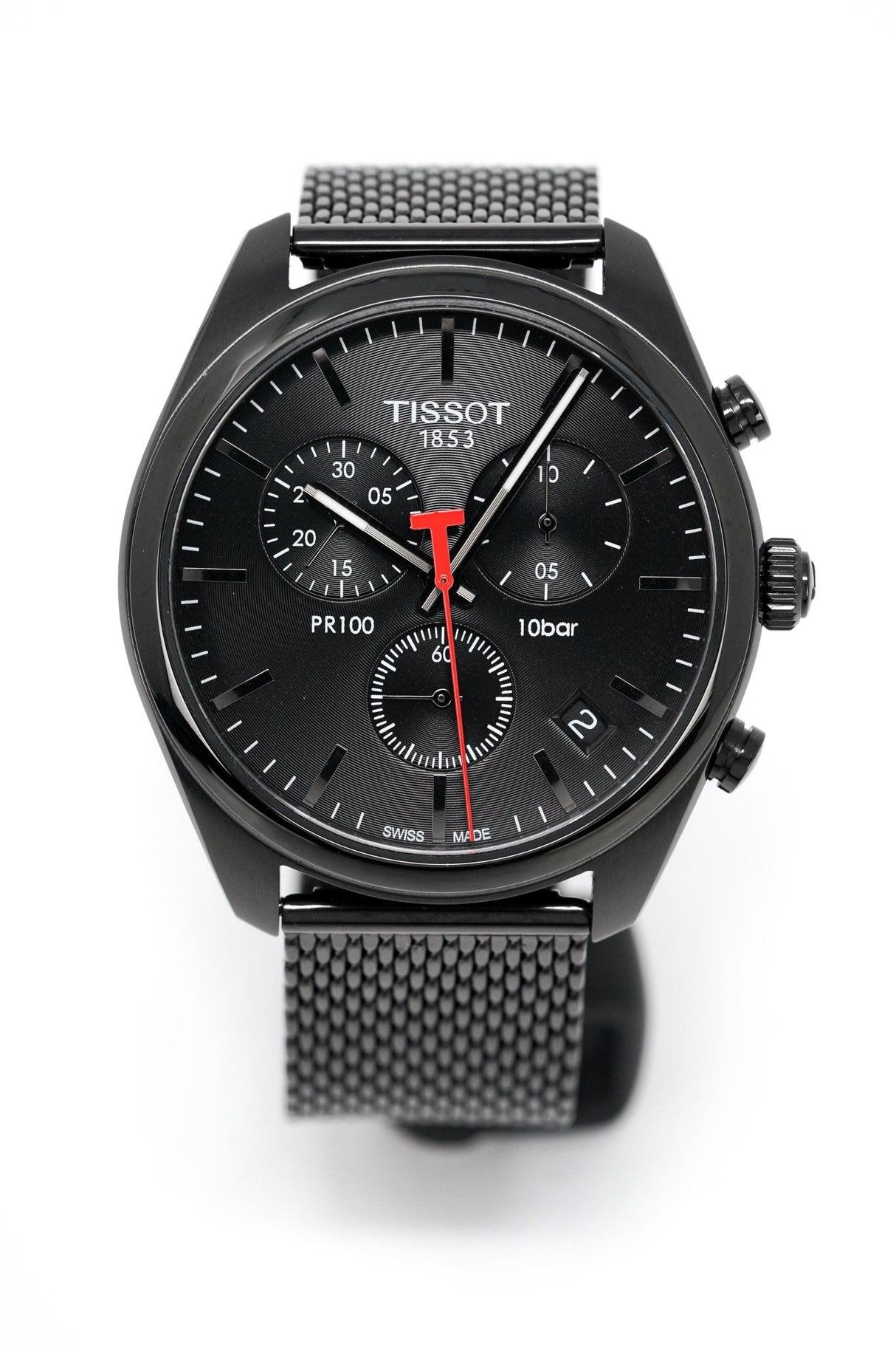 Tissot Men's PR 100 Watch Black Chronograph T1014173305100 - Watches & Crystals