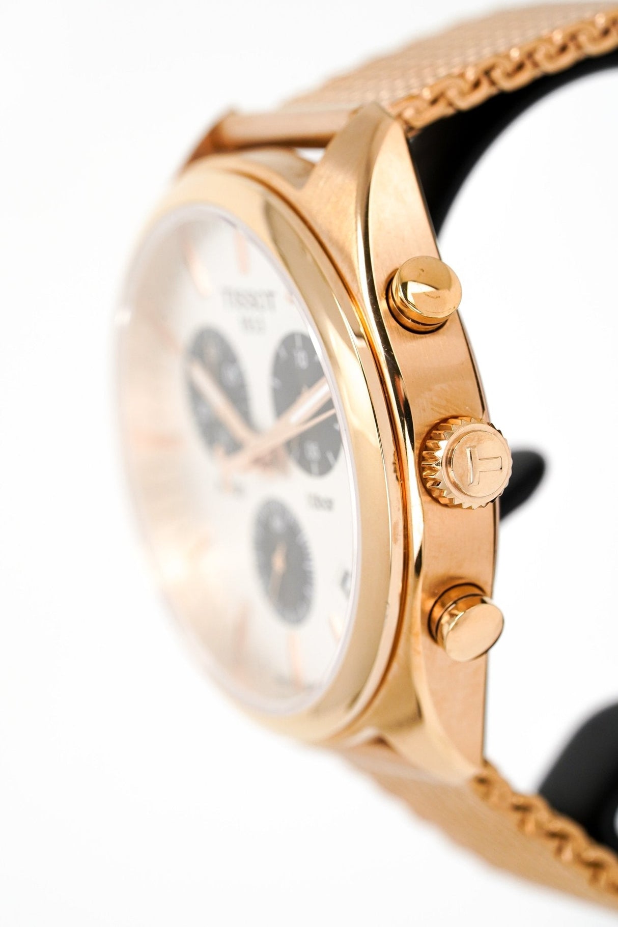 Tissot Men's PR 100 Watch Rose Gold Chronograph T1014173303101 - Watches & Crystals