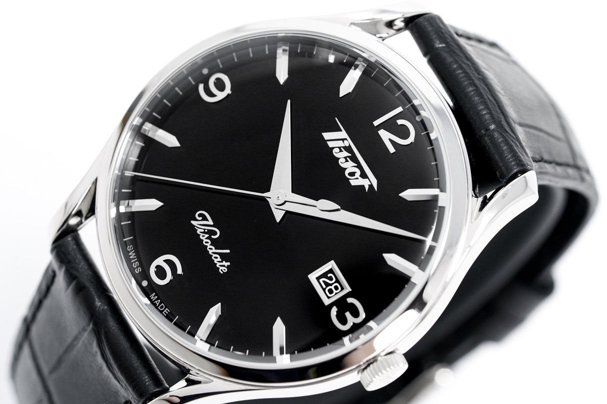 Tissot Men's Watch Heritage Visodate Black T1184101605700 - Watches & Crystals