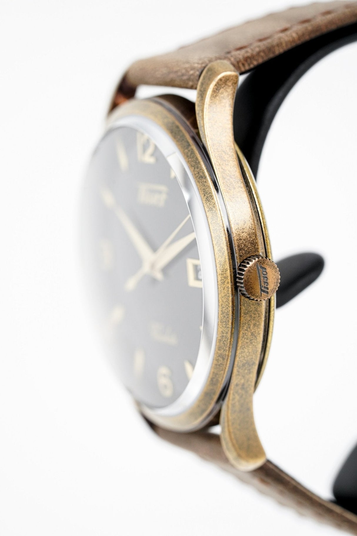 Tissot Men's Watch Heritage Visodate Bronze PVD T1184103605700 - Watches & Crystals