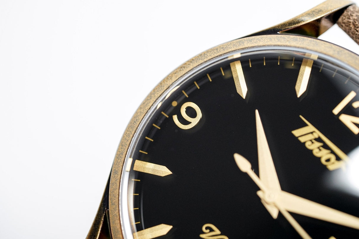 Tissot Men's Watch Heritage Visodate Bronze PVD T1184103605700 - Watches & Crystals