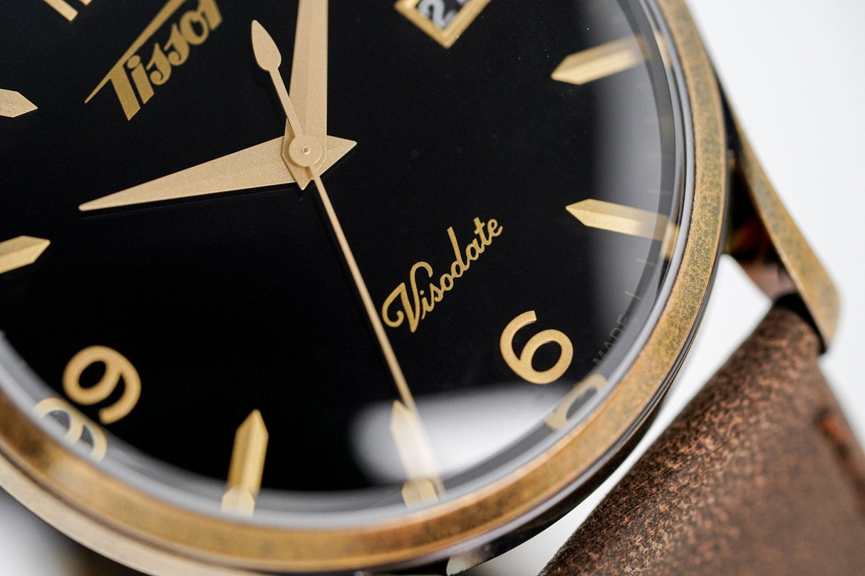 Tissot Men's Watch Heritage Visodate Bronze PVD T1184103605700 - Watches & Crystals