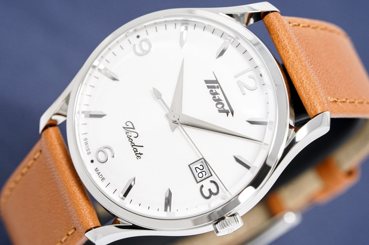 Tissot Men's Watch Heritage Visodate Brown T1184101627700 - Watches & Crystals