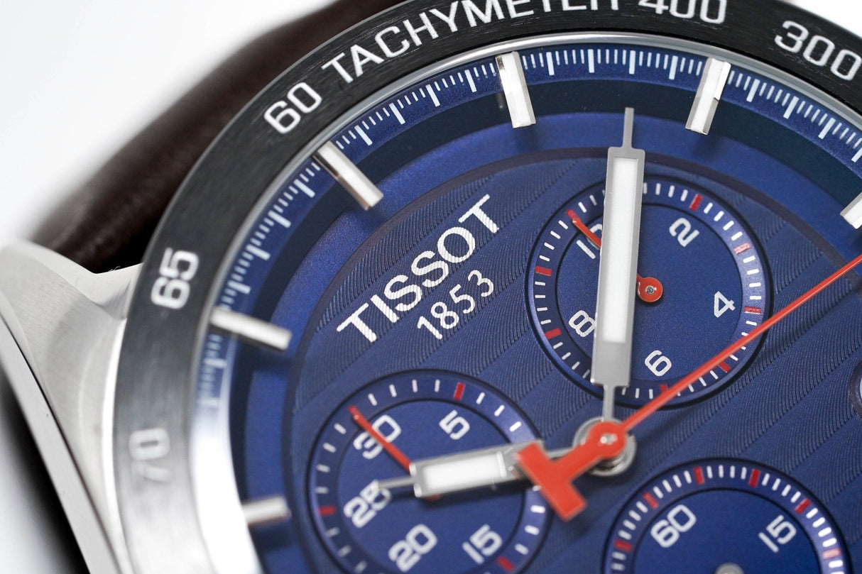 Tissot Men's Watch PRS 516 Chronograph Steel Blue T1004171604100 - Watches & Crystals