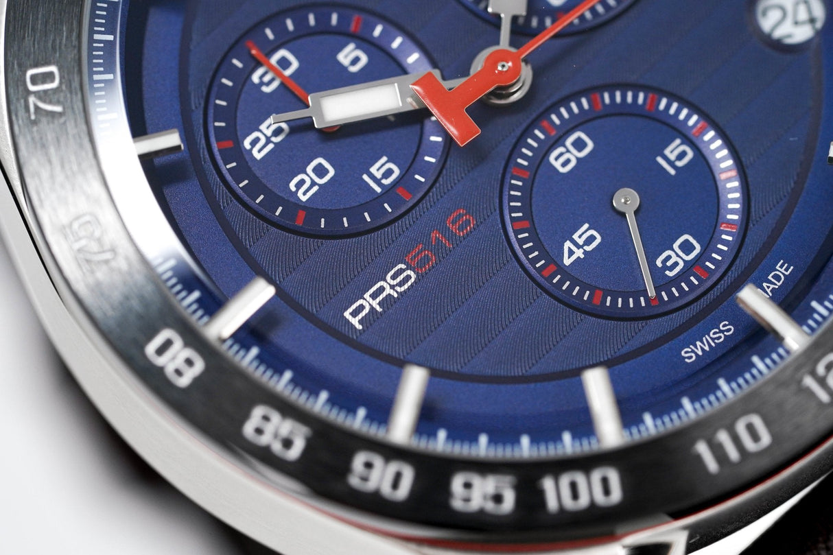 Tissot Men's Watch PRS 516 Chronograph Steel Blue T1004171604100 - Watches & Crystals