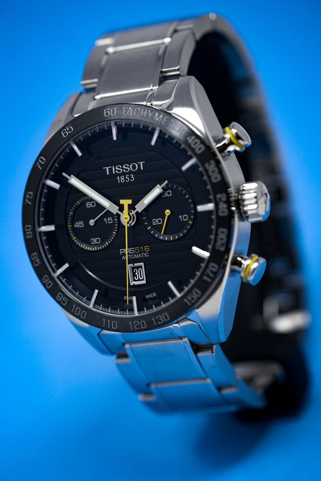 Tissot PRS 516 Chronograph Steel - Watches & Crystals