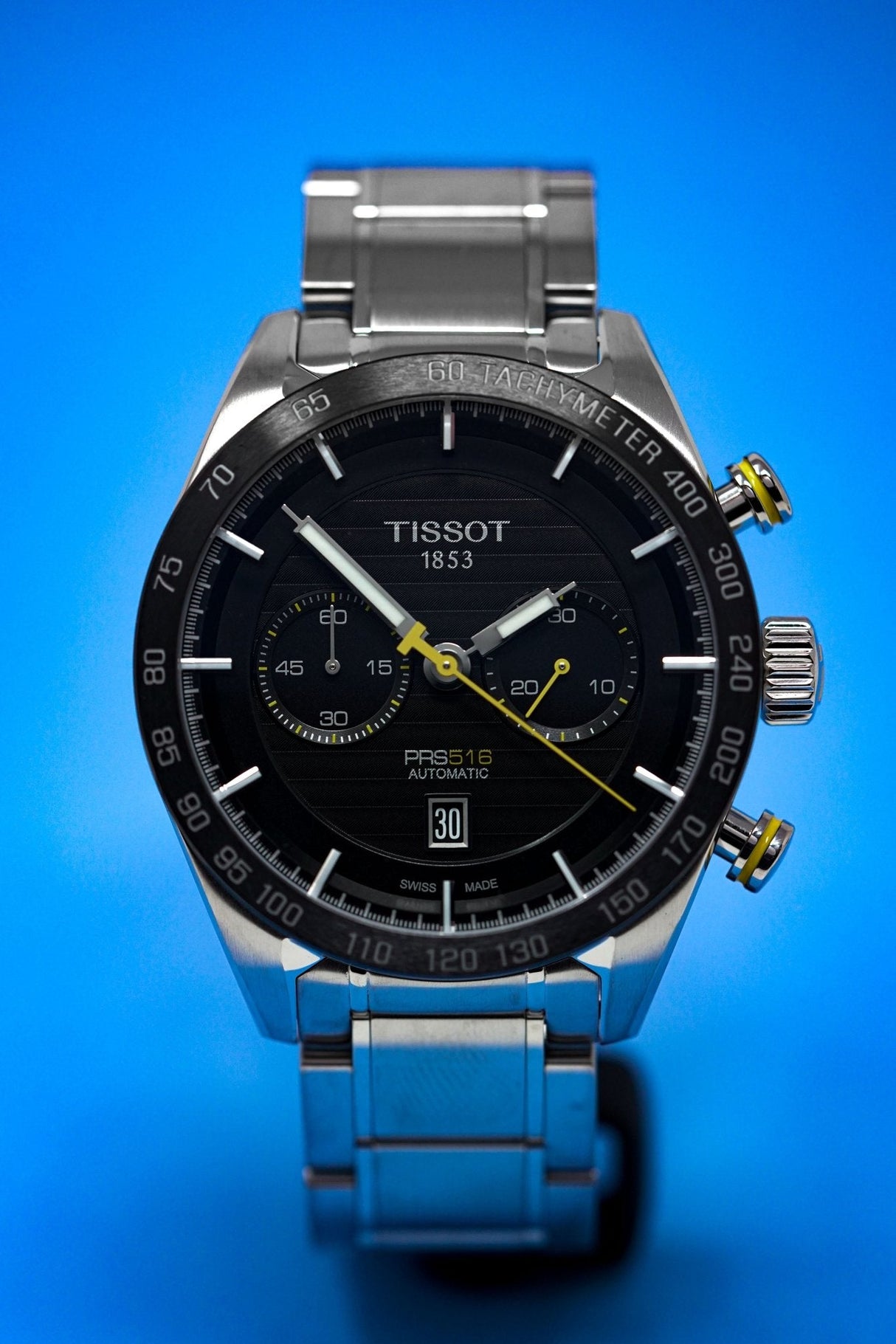 Tissot PRS 516 Chronograph Steel - Watches & Crystals