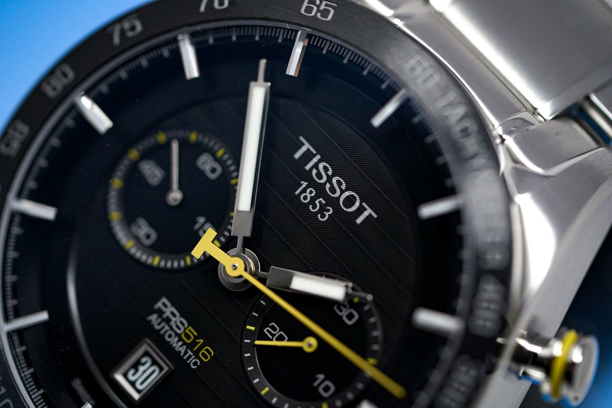 Tissot PRS 516 Chronograph Steel - Watches & Crystals