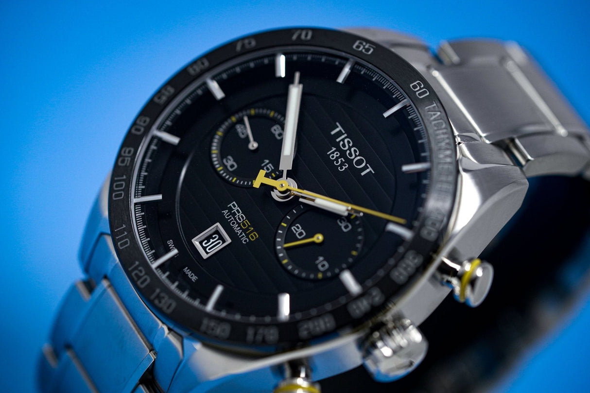 Tissot PRS 516 Chronograph Steel - Watches & Crystals