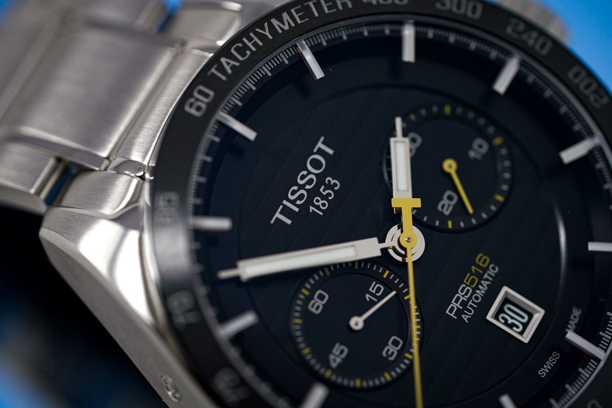 Tissot PRS 516 Chronograph Steel - Watches & Crystals