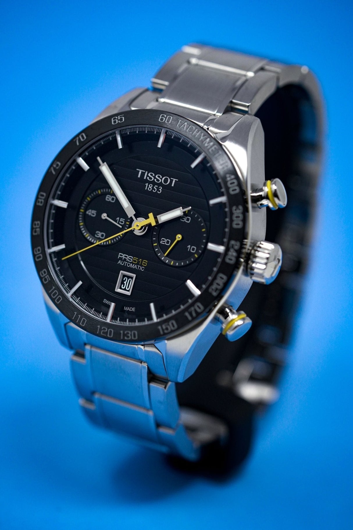 Tissot PRS 516 Chronograph Steel - Watches & Crystals