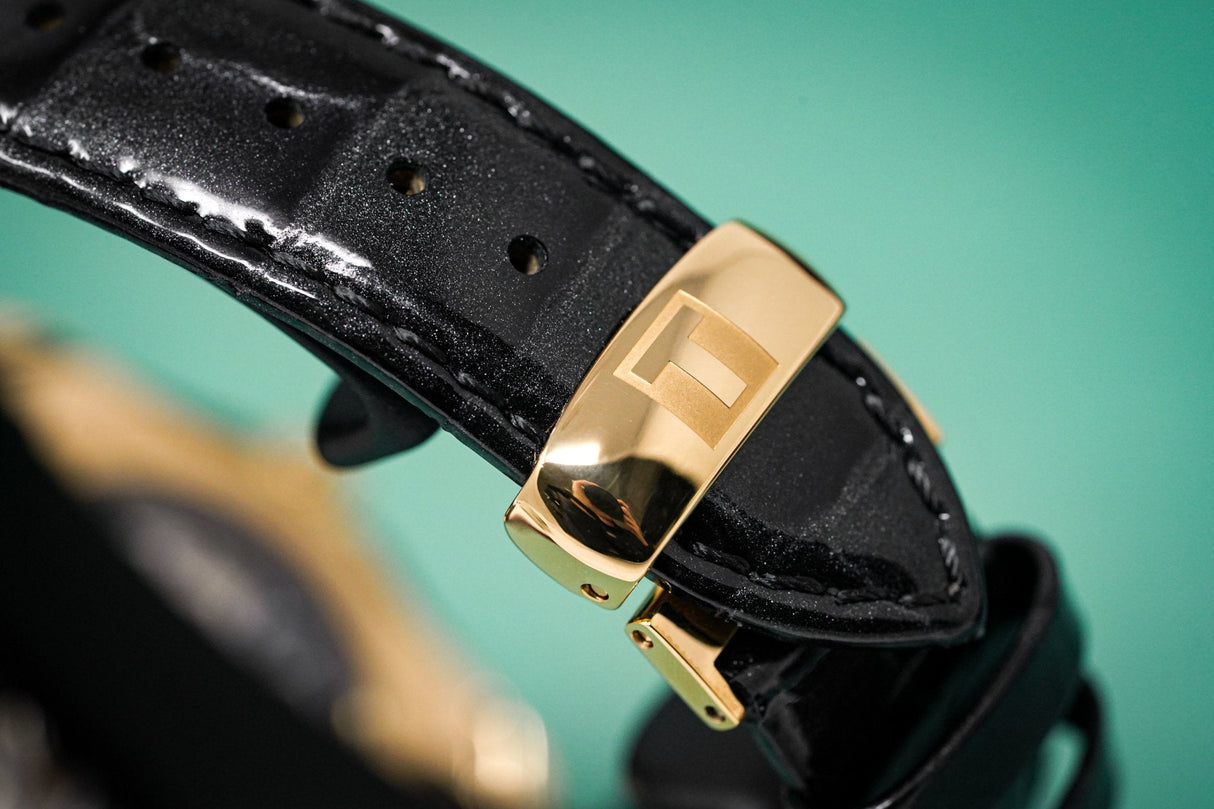 Tissot T-Classic Couturier Powermatic 80 Date Purple Rose Gold - Watches & Crystals