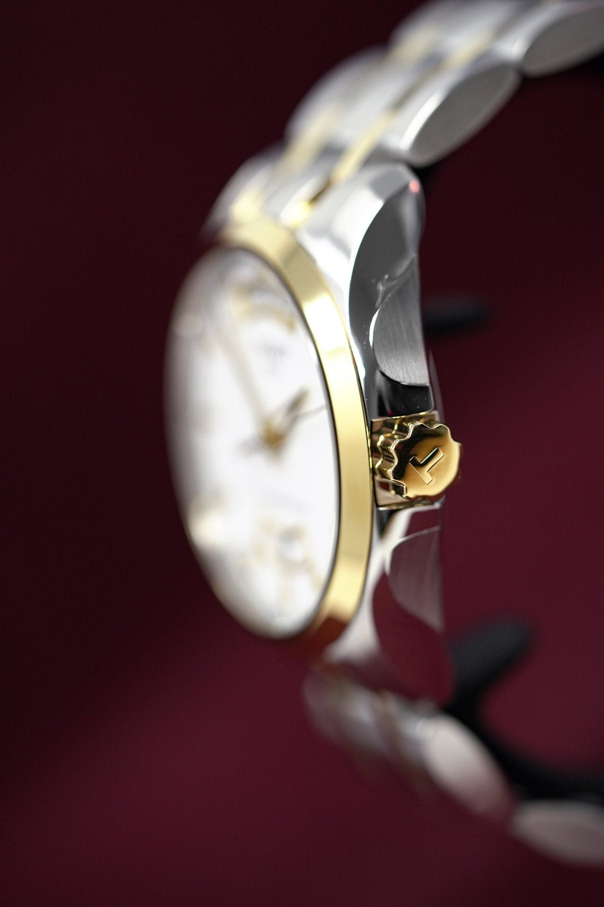 Tissot T-Classic Powermatic 80 Day Date Two Tone - Watches & Crystals