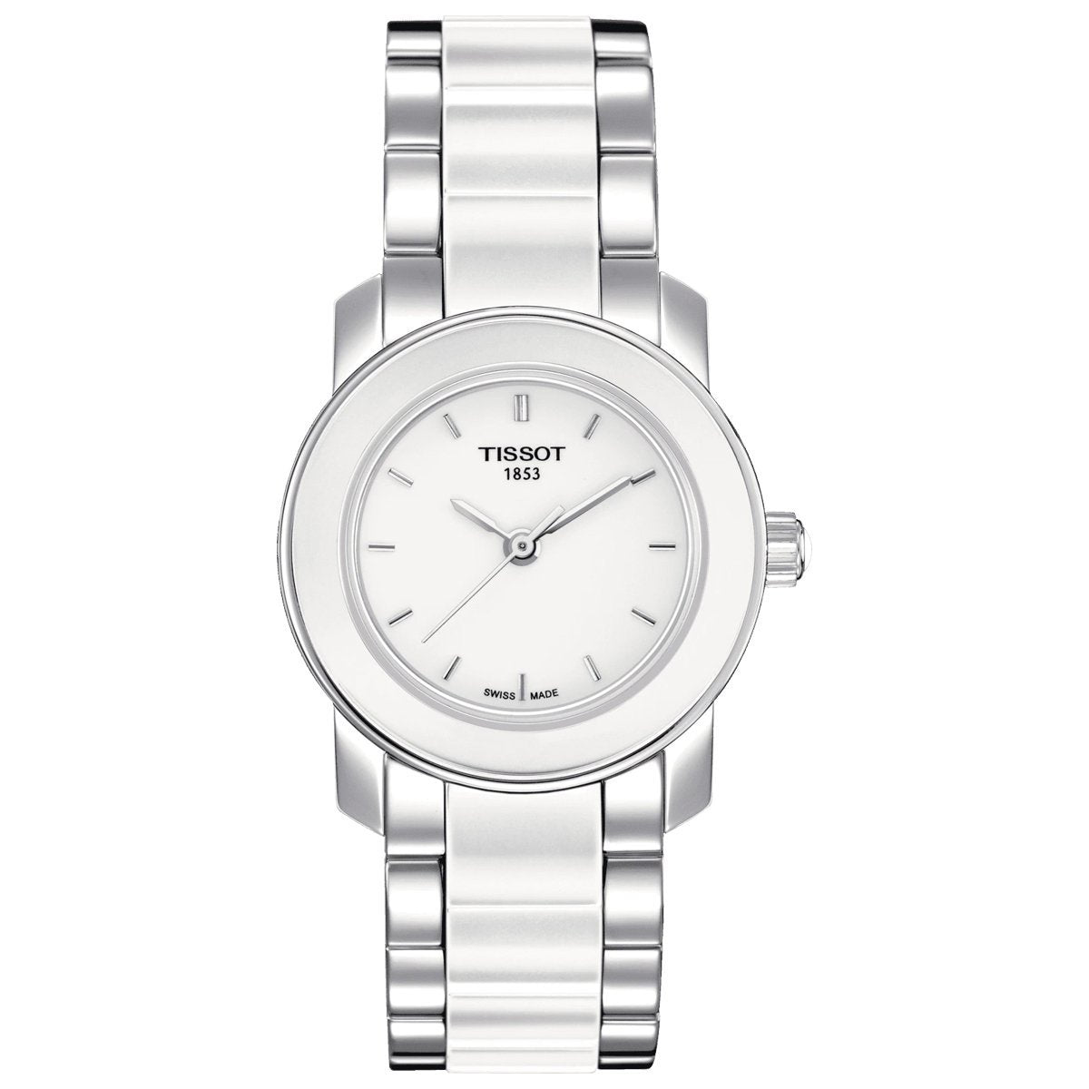Tissot T-Lady Cera Ladies Watch White Ceramic - Watches & Crystals