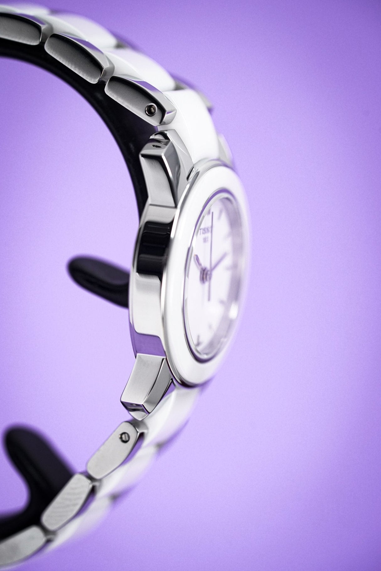 Tissot T-Lady Cera Ladies Watch White Ceramic - Watches & Crystals