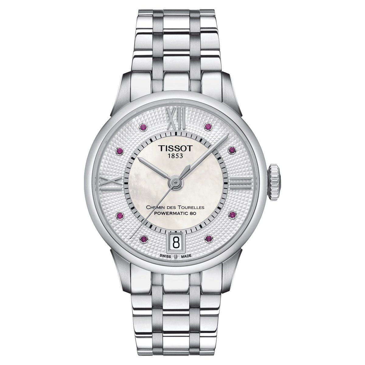 Tissot Women's Automatic Watch Chemin Des Tourelles Powermatic 80 T0992071111300 - Watches & Crystals