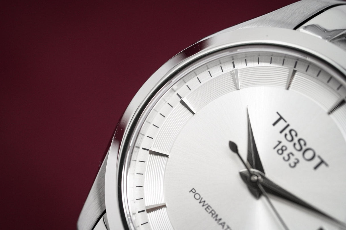 Tissot Women's T-Classic Automatic Watch Couturier Powermatic 80 Date - Watches & Crystals