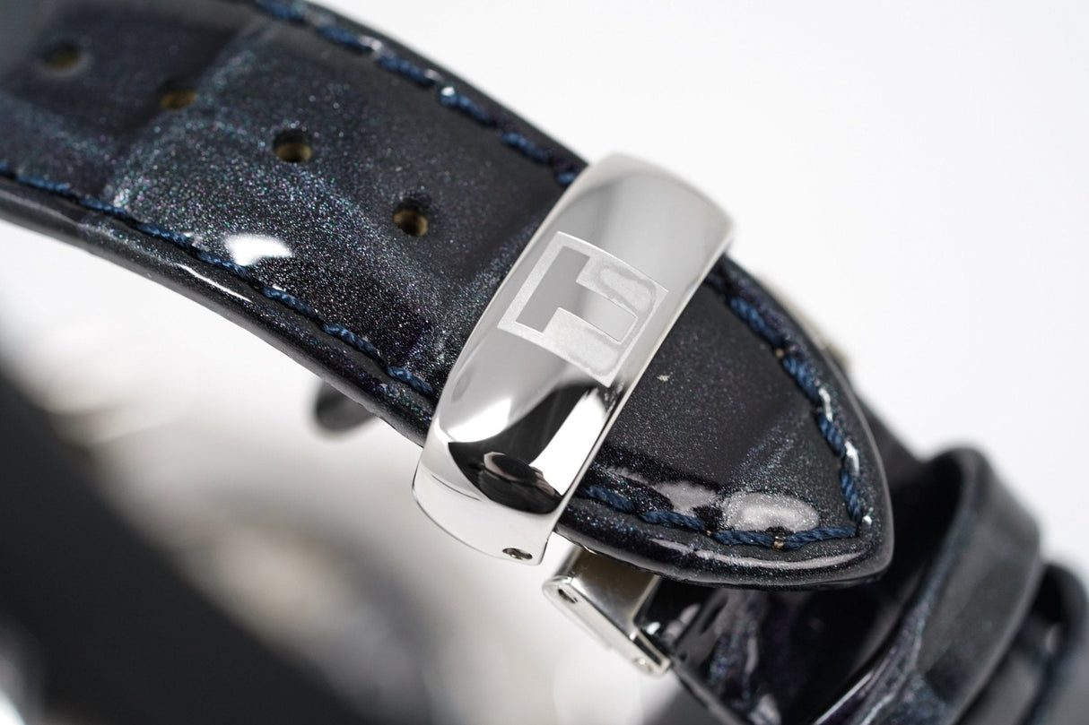 Tissot Women's T-Classic Automatic Watch Couturier Powermatic 80 Date Blue Leather - Watches & Crystals