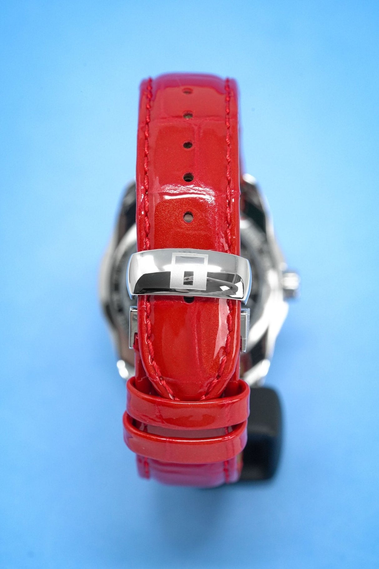 Tissot Women's T-Classic Automatic Watch Couturier Powermatic 80 Date Red Leather - Watches & Crystals