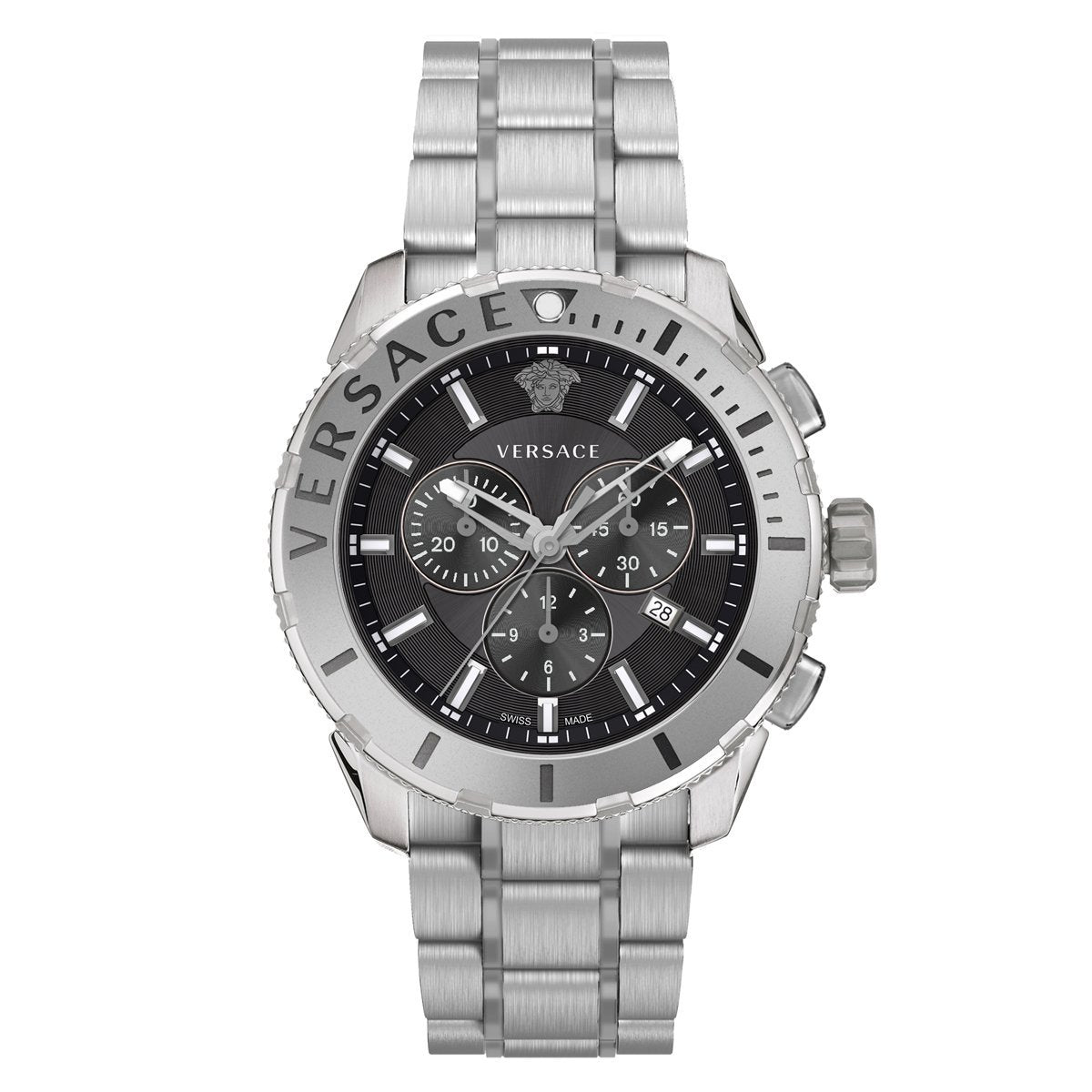 Versace Casual Chronograph Steel - Watches & Crystals