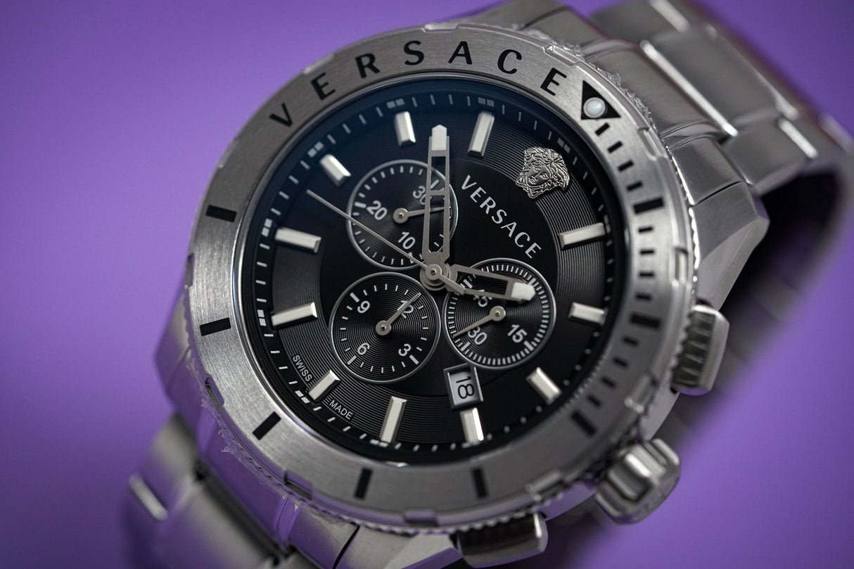 Versace Casual Chronograph Steel - Watches & Crystals