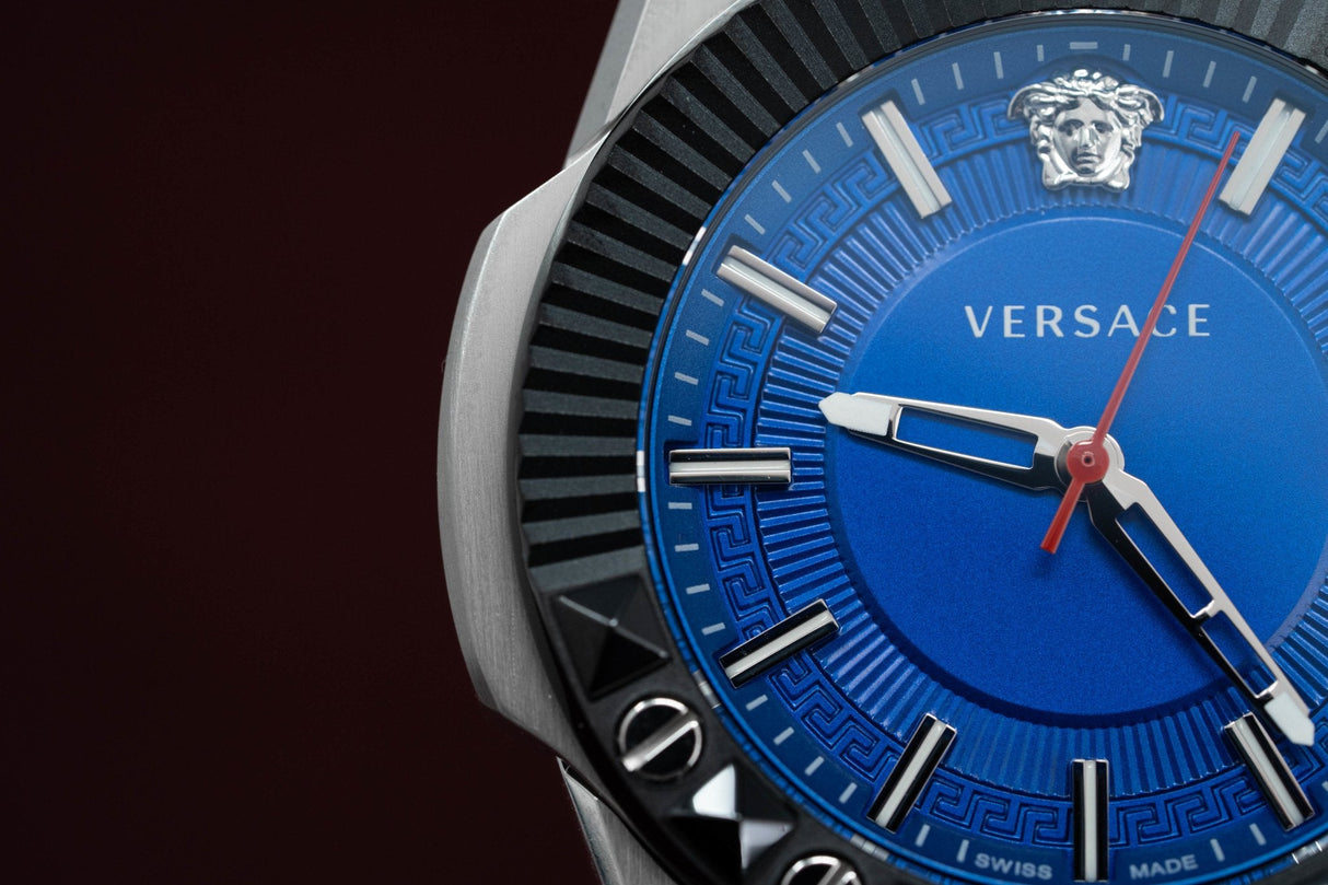 Versace Chain Reaction Blue - Watches & Crystals