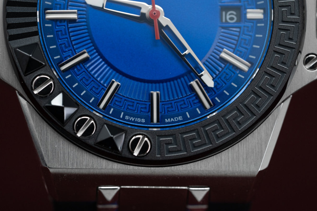 Versace Chain Reaction Blue - Watches & Crystals