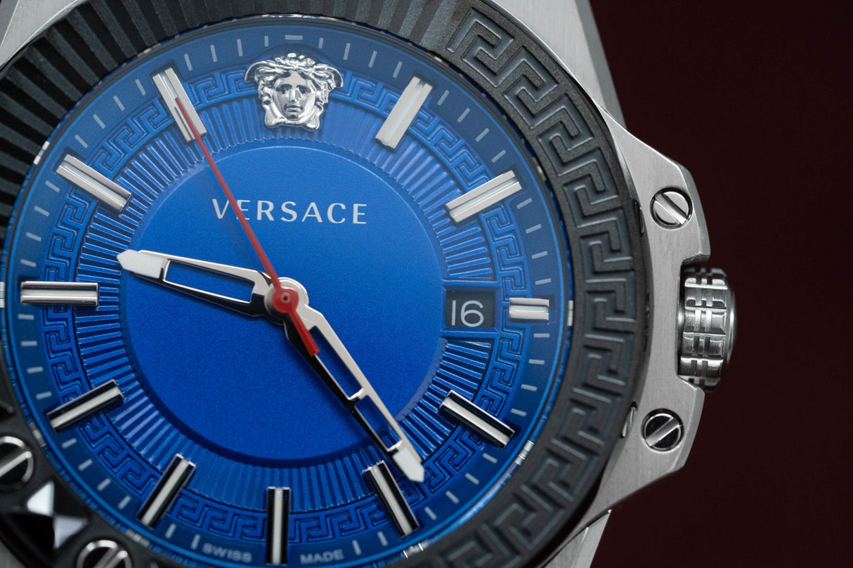 Versace Chain Reaction Blue - Watches & Crystals