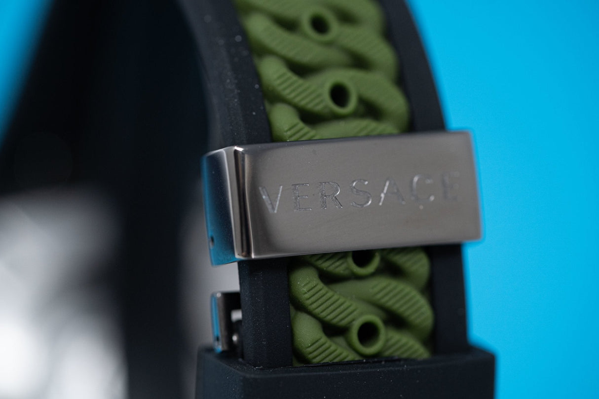 Versace Chain Reaction Date White - Watches & Crystals