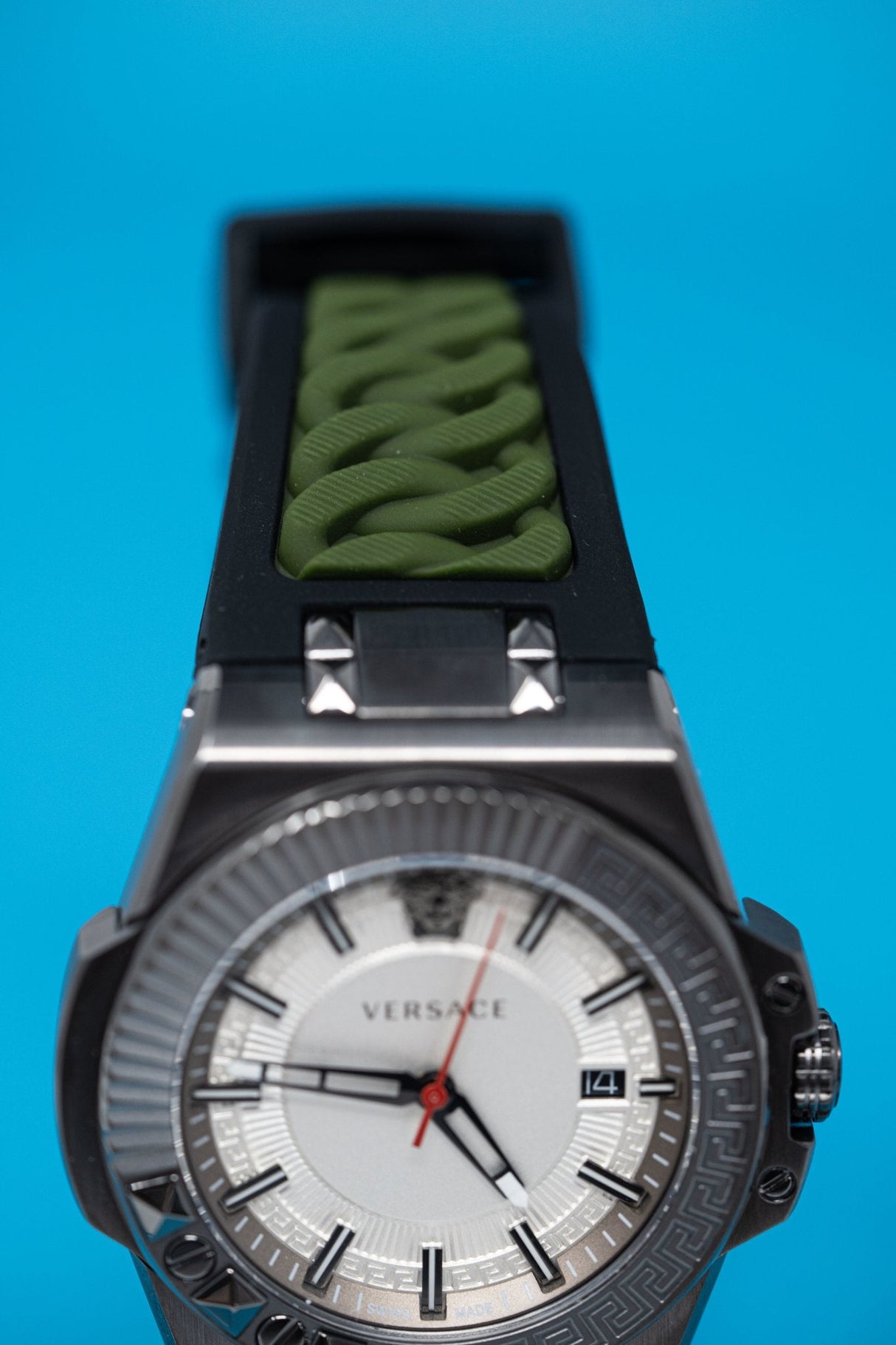 Versace Chain Reaction Date White - Watches & Crystals