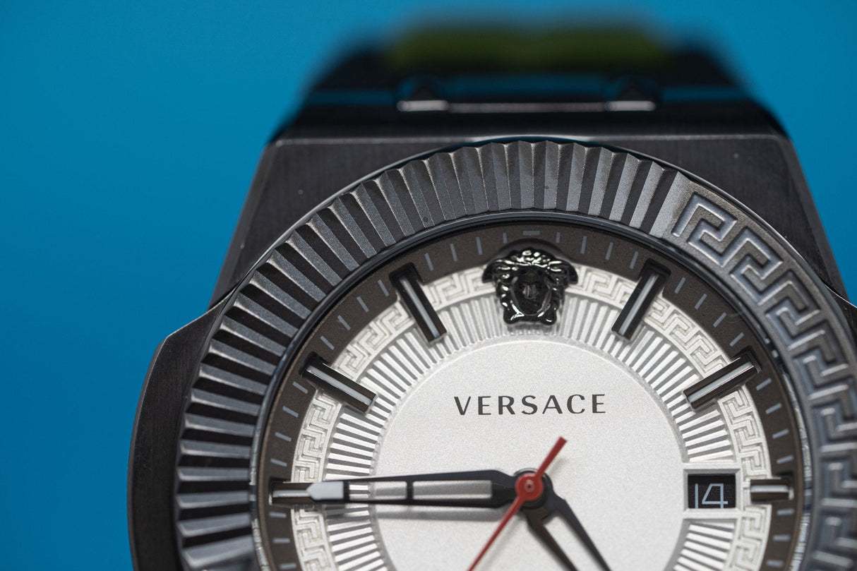 Versace Chain Reaction Date White - Watches & Crystals