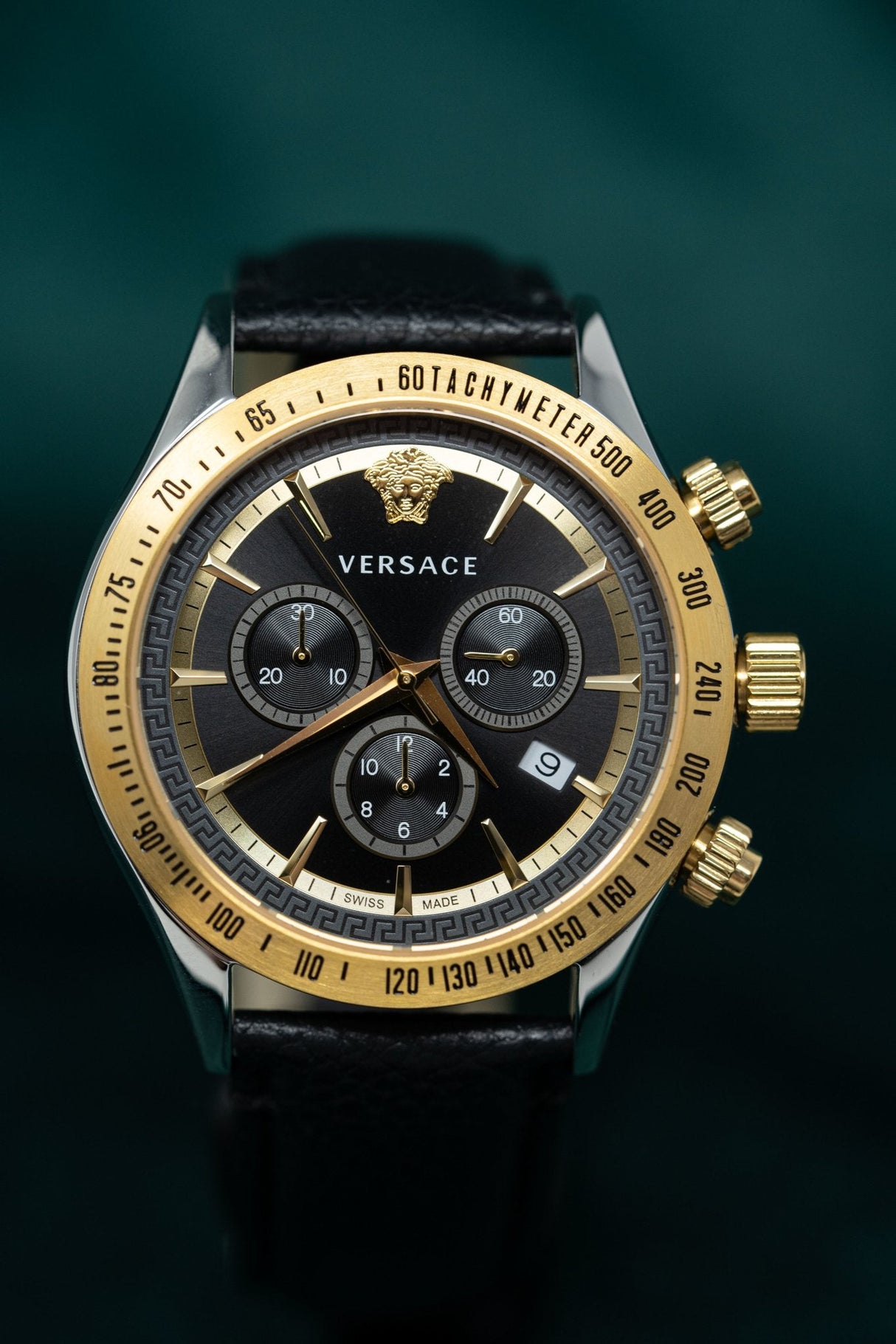 Versace Classic Chronograph Black - Watches & Crystals