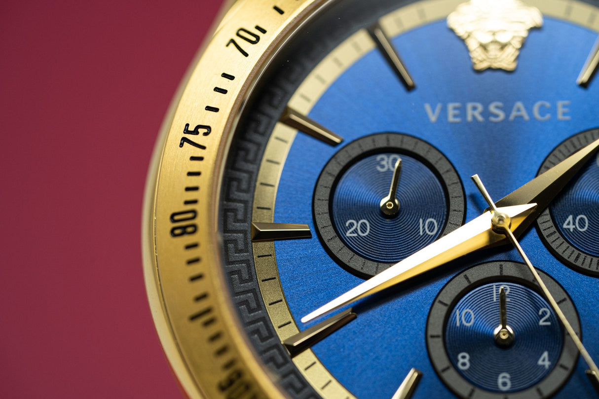 Versace Classic Chronograph Blue - Watches & Crystals
