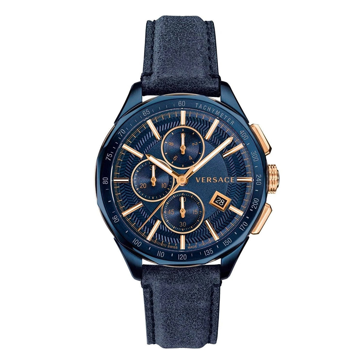 Versace Glaze Chronograph Blue - Watches & Crystals