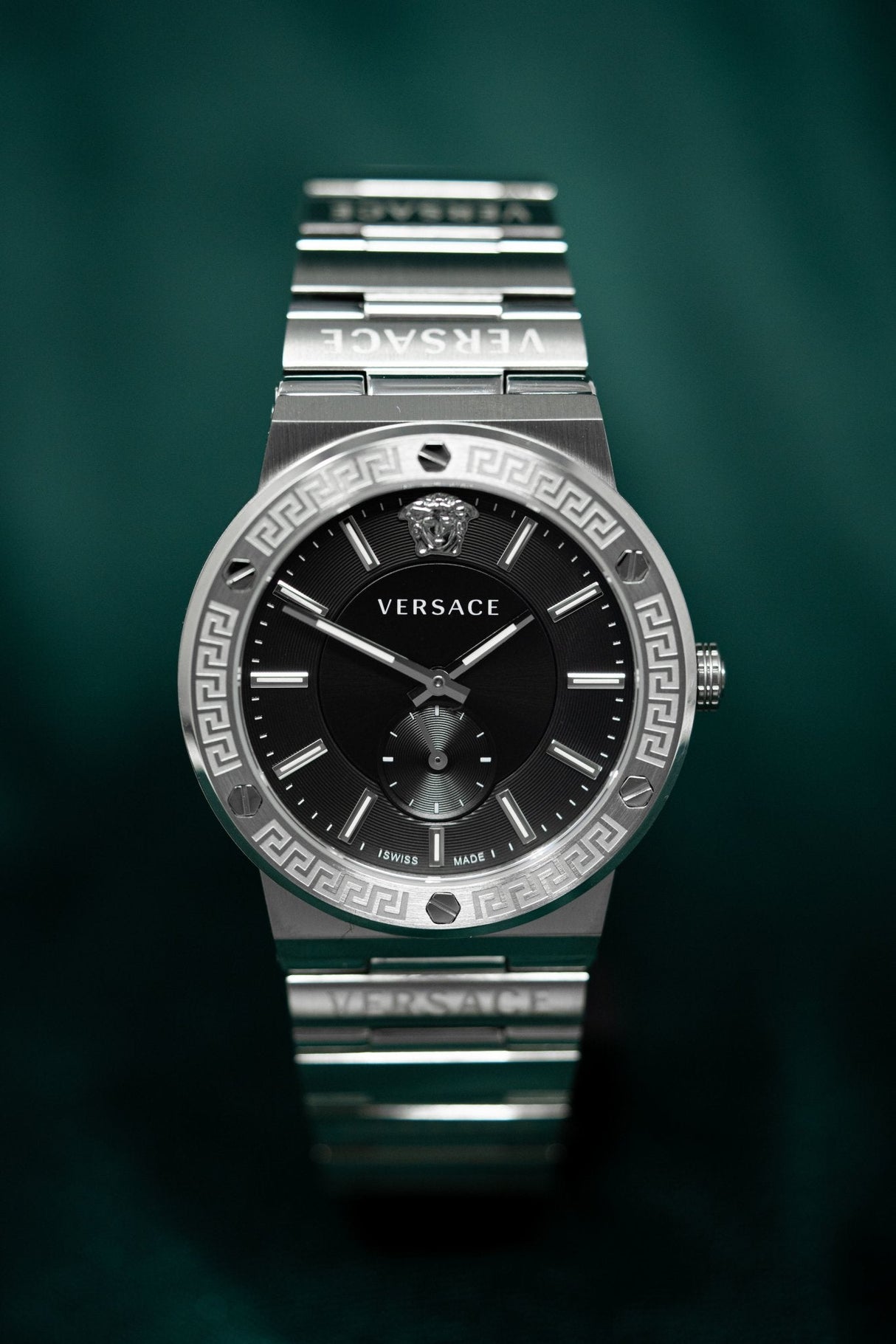 Versace Greca Logo Small Seconds - Watches & Crystals