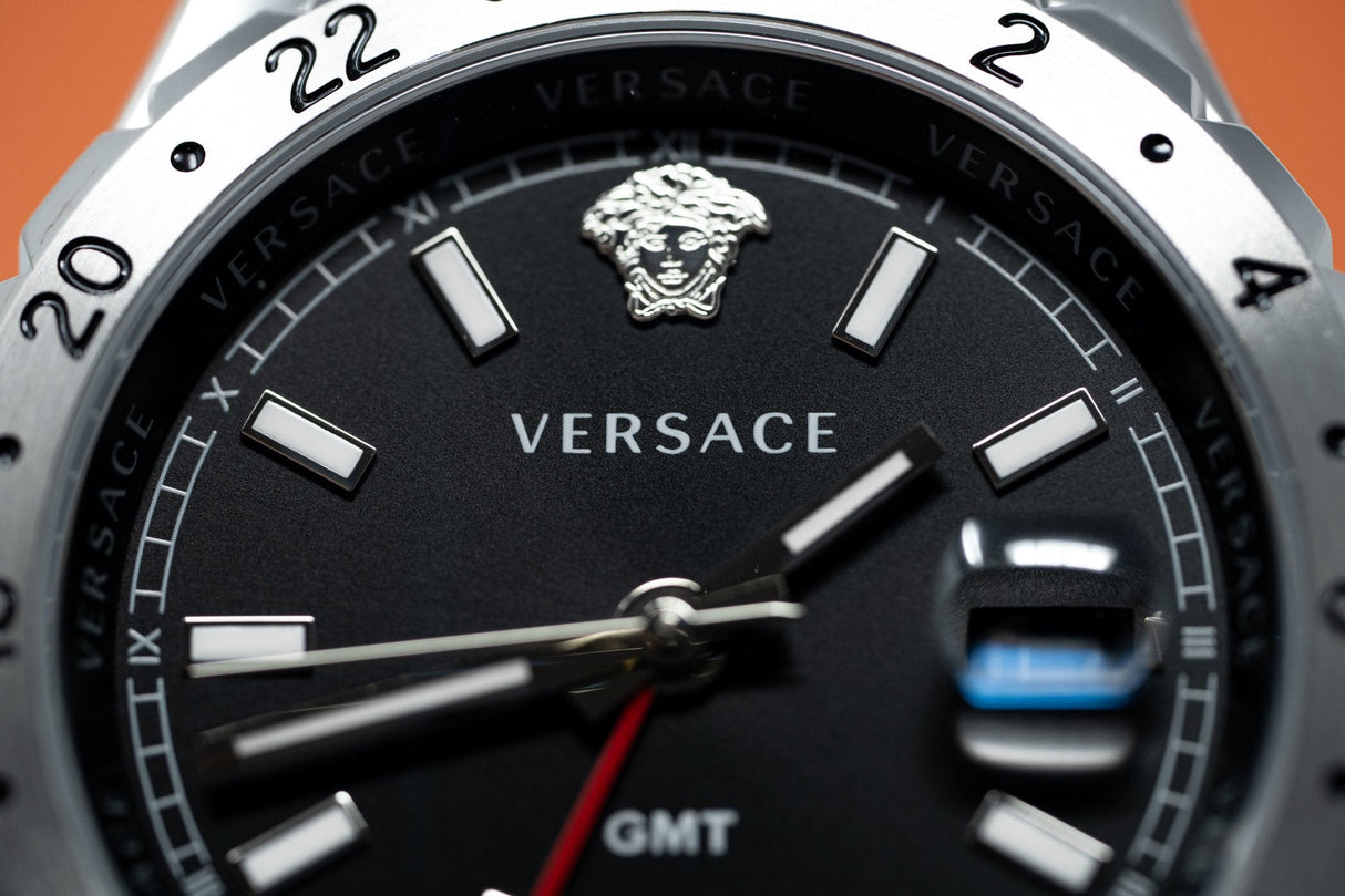 Versace Hellenyium GMT Black - Watches & Crystals