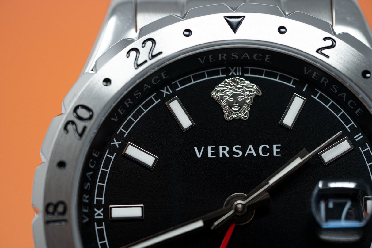 Versace Hellenyium GMT Black - Watches & Crystals
