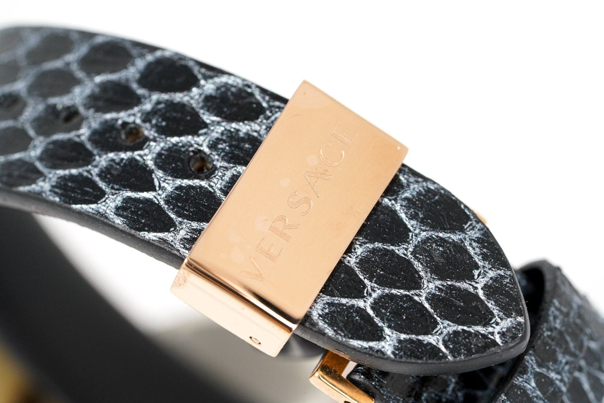 Versace Ladies Watch Palazzo Empire Greca Black Rose Gold VEDV00719 - Watches & Crystals