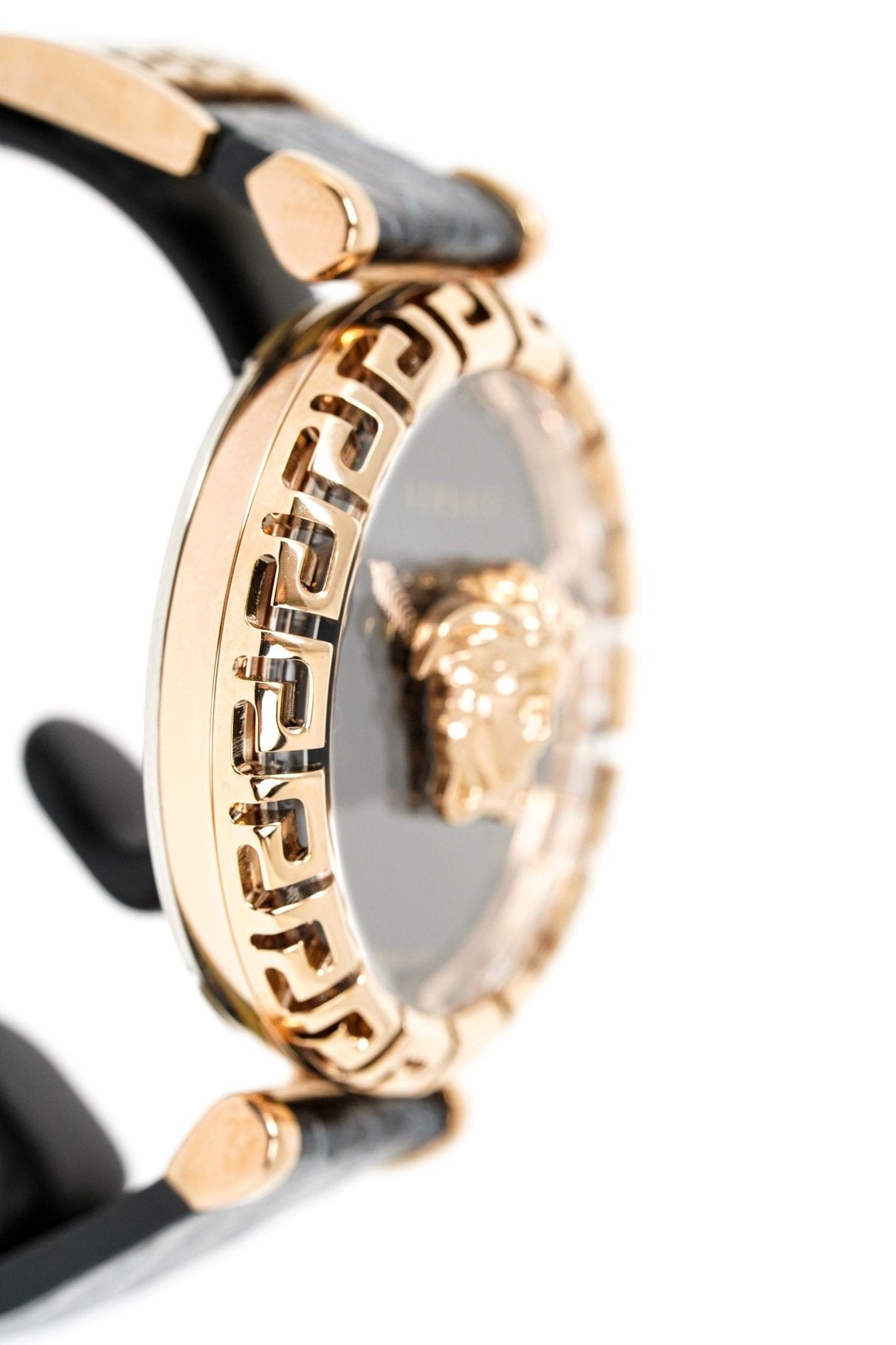 Versace Ladies Watch Palazzo Empire Greca Black Rose Gold VEDV00719 - Watches & Crystals