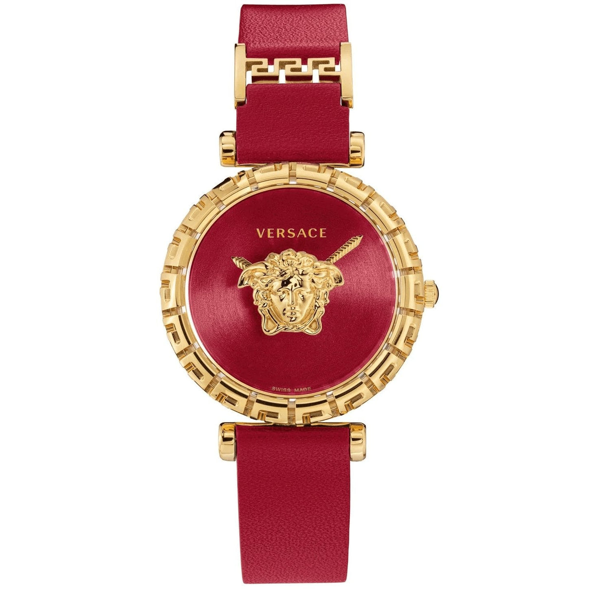 Versace Ladies Watch Palazzo Empire Greca Red VEDV00319 - Watches & Crystals