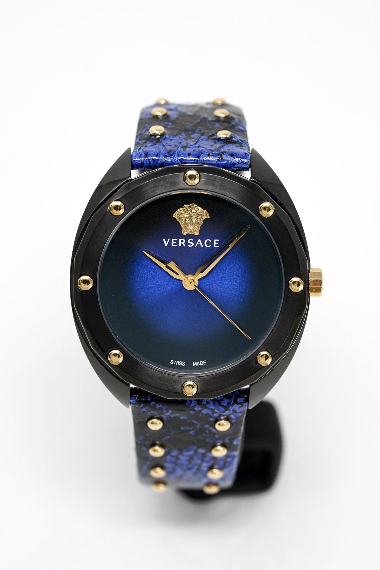 Versace Ladies Watch Shadov Dark Blue VEBM00418 - Watches & Crystals