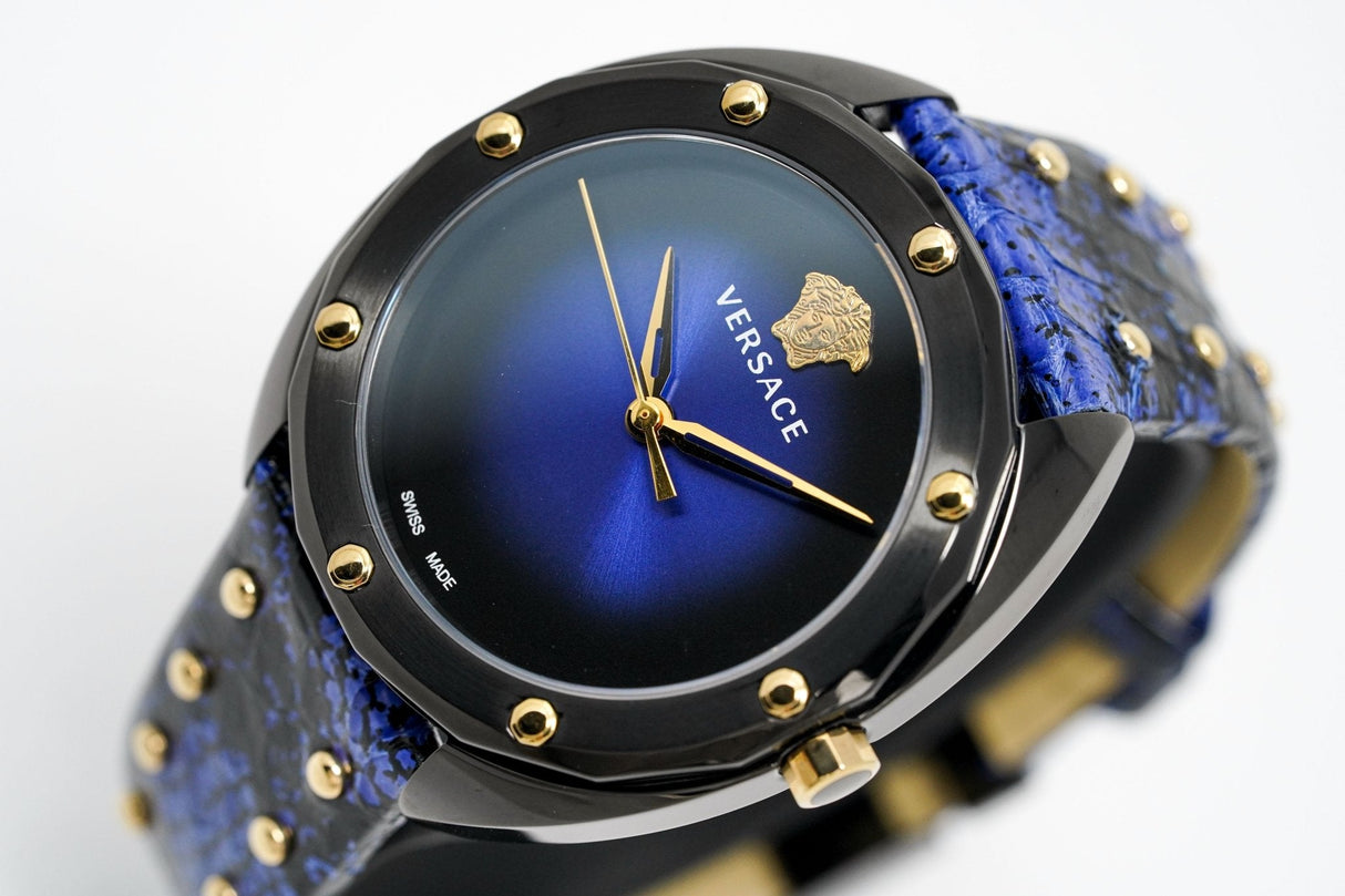 Versace Ladies Watch Shadov Dark Blue VEBM00418 - Watches & Crystals