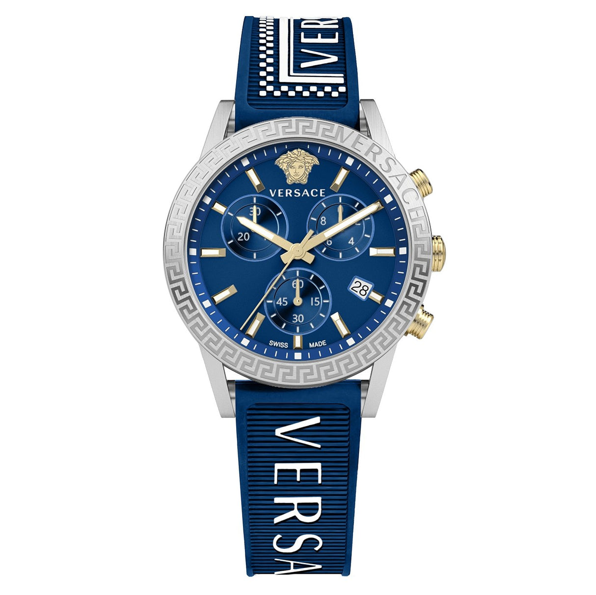 Versace Ladies Watch Sport Tech Chronograph Blue VEKB00222 - Watches & Crystals