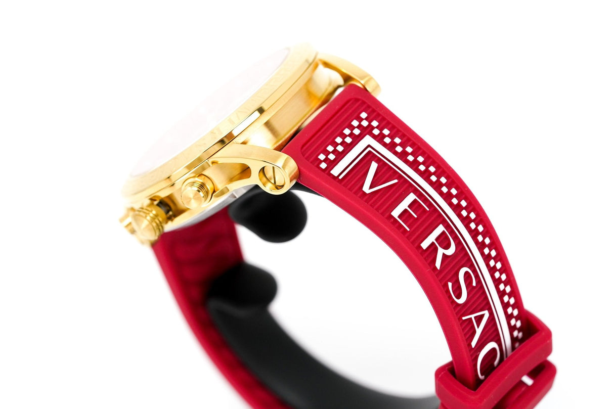 Versace Ladies Watch Sport Tech Chronograph Red Gold VEKB00322 - Watches & Crystals