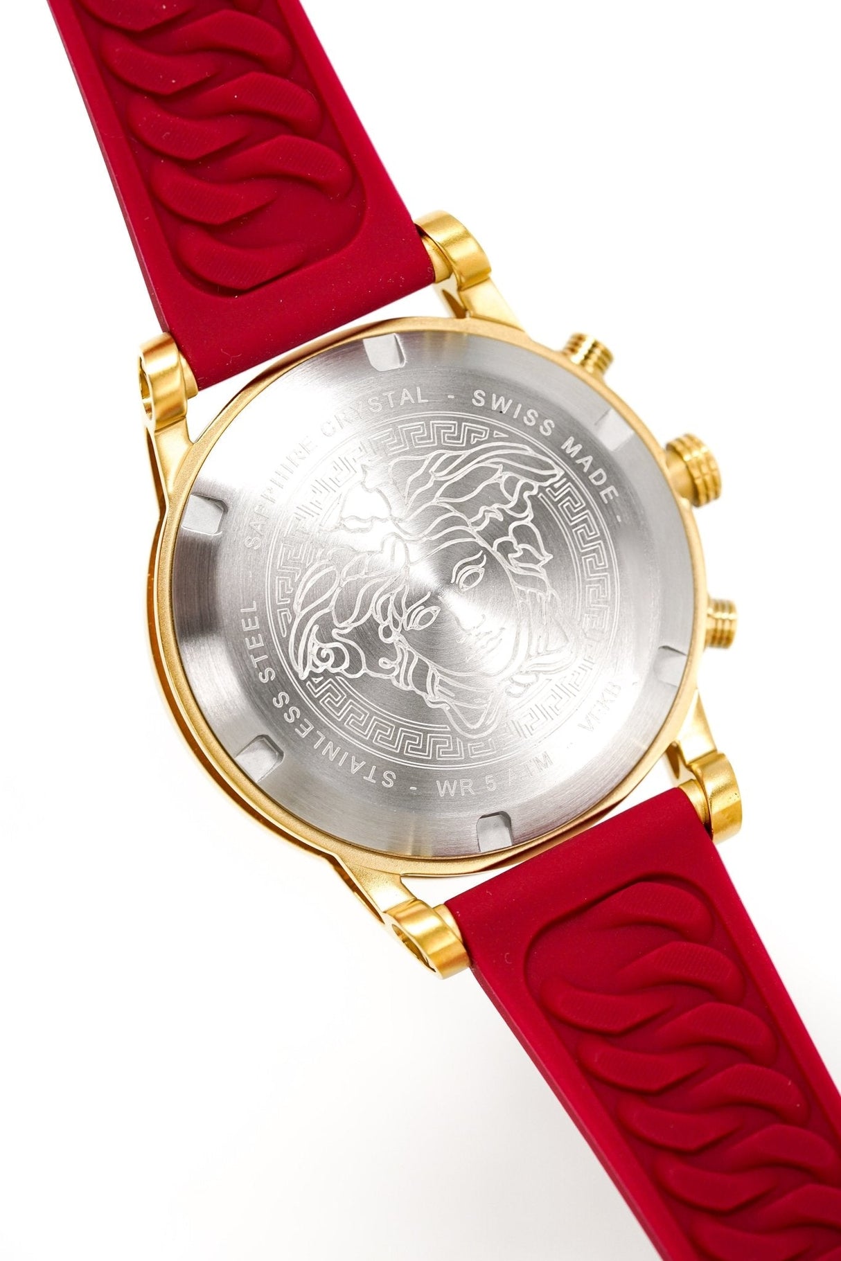 Versace Ladies Watch Sport Tech Chronograph Red Gold VEKB00322 - Watches & Crystals