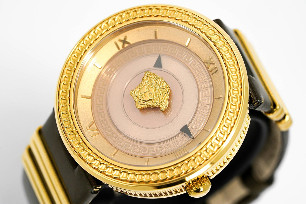 Versace Ladies Watch V Metal Icon Gold VLC130016 - Watches & Crystals