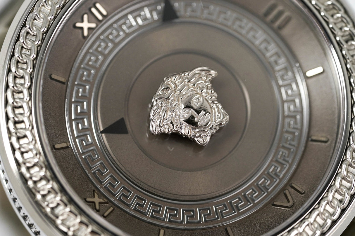 Versace Ladies Watch V Metal Patent VLC120016 - Watches & Crystals