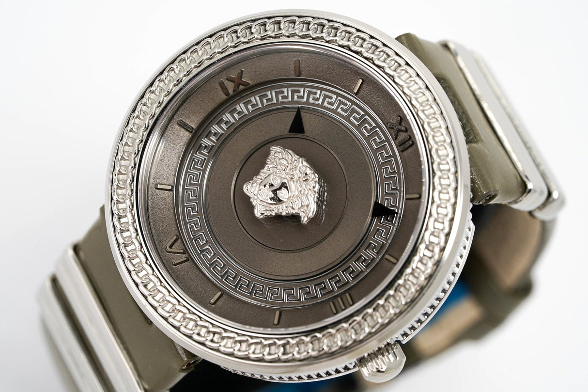 Versace Ladies Watch V Metal Patent VLC120016 - Watches & Crystals