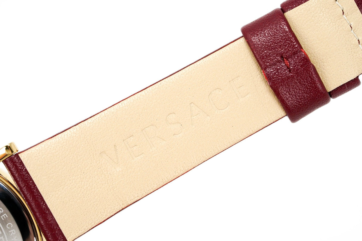 Versace Ladies Watch Virtus IP Gold Maroon VEHC00219 - Watches & Crystals